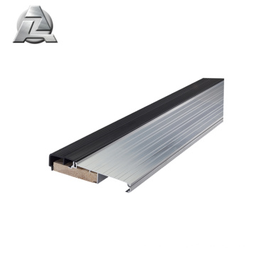 aluminum metal interior door sectional threshold bar